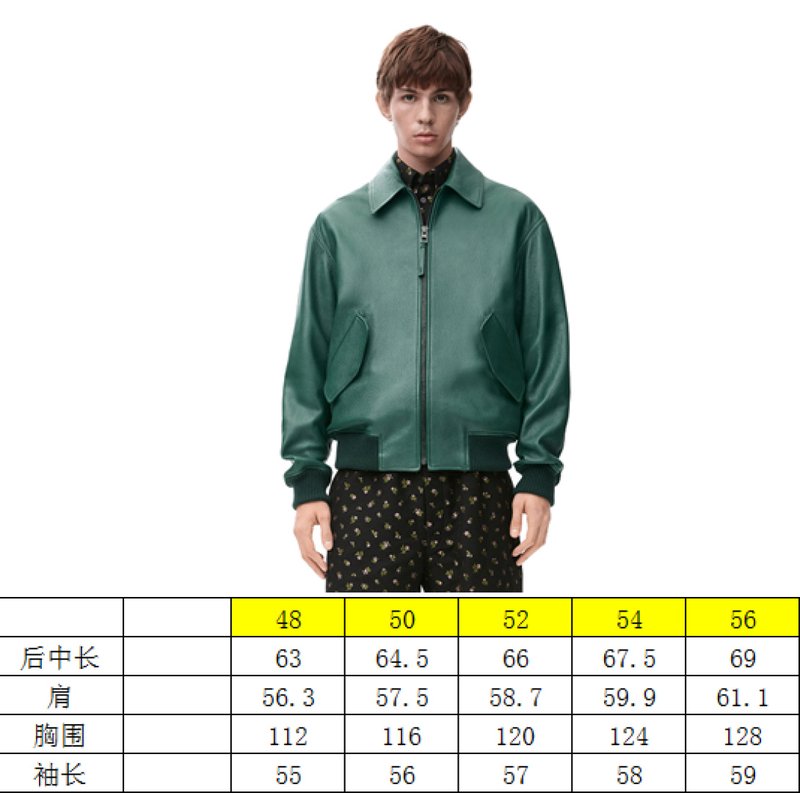 로에베 2025 가을겨울 신상 남성 양가죽 자켓 001-268354