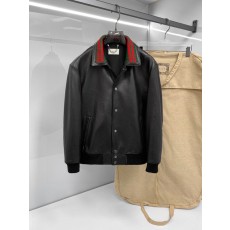 Gucci 빈티지 클래식 가죽 자켓 001-268392