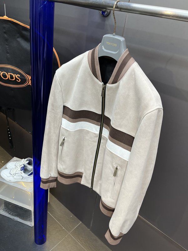 TODS 토즈 스타일리시 패치워크 야구 자켓 001-268406