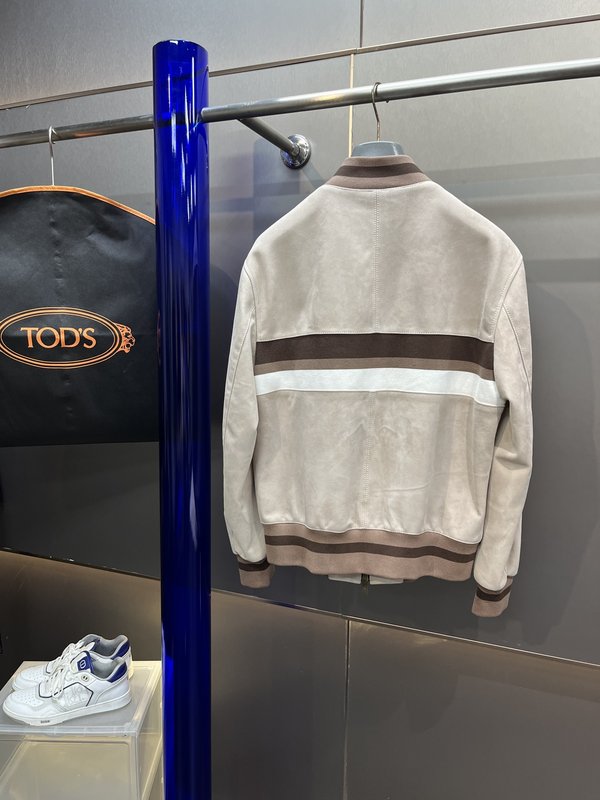 TODS 토즈 스타일리시 패치워크 야구 자켓 001-268406