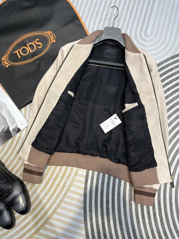 TODS 패치워크 야구 재킷 001-268409