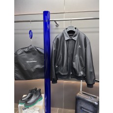 발렌시아가 오버사이즈 가죽 자켓 001-268410