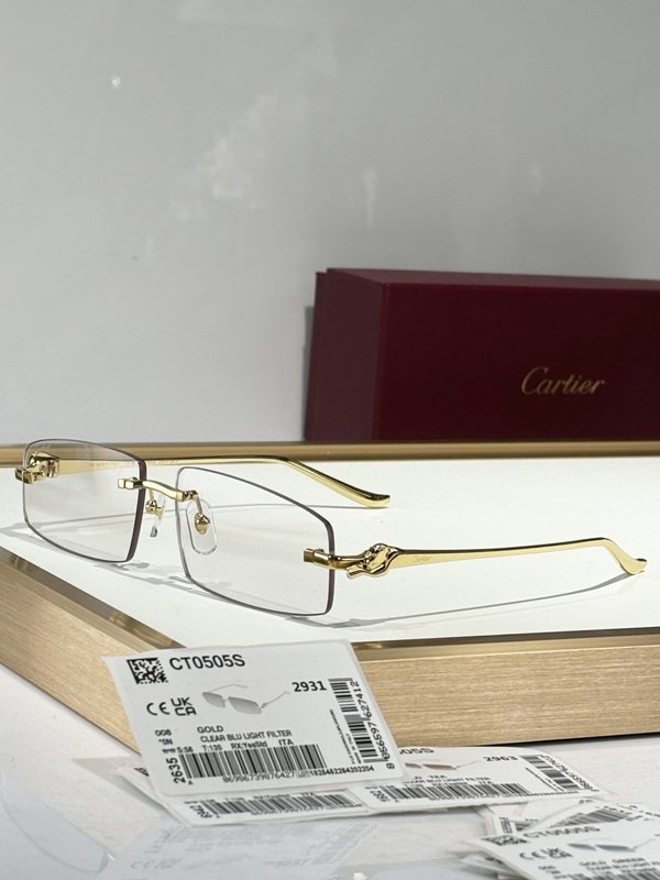 까르띠에 판테르 무테 메탈 선글라스 001-268966