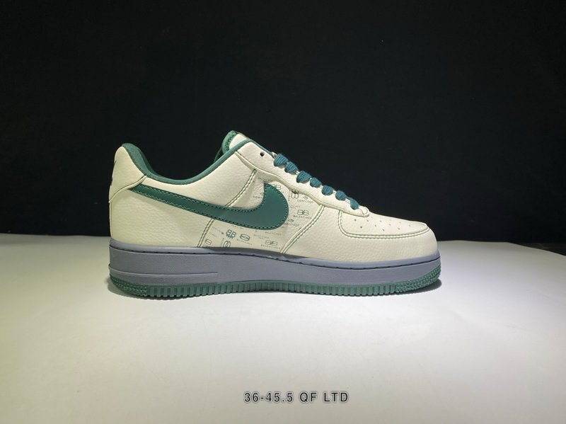 나이키 AF1 × 발렌시아가 커스텀 화이트 그린 001-269471