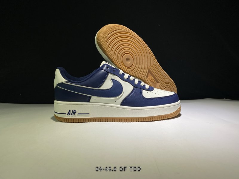 Nike Air Force 1 로우 스니커즈 네이비/화 001-269522