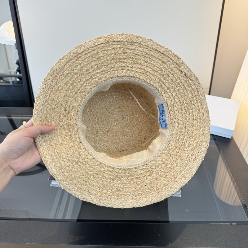 프라다 플랫탑 밀짚모자 57cm 001-269977