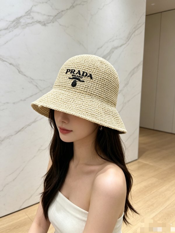 프라다 크로셰 버킷햇 001-269985