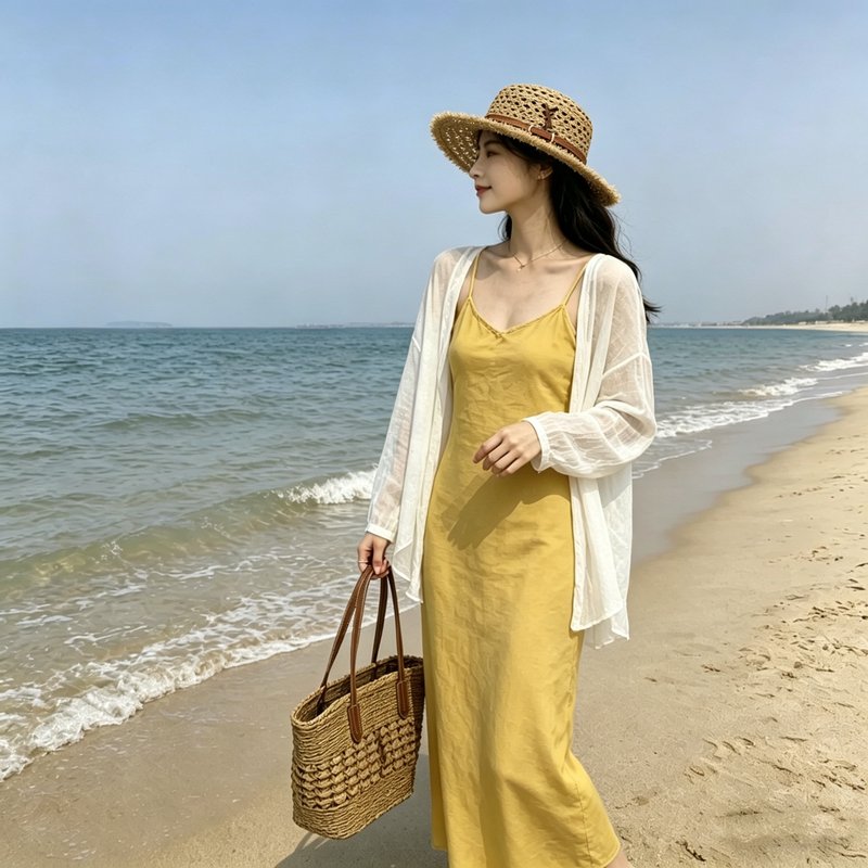 YSL 라피아 평정모 위빙백 001-270004