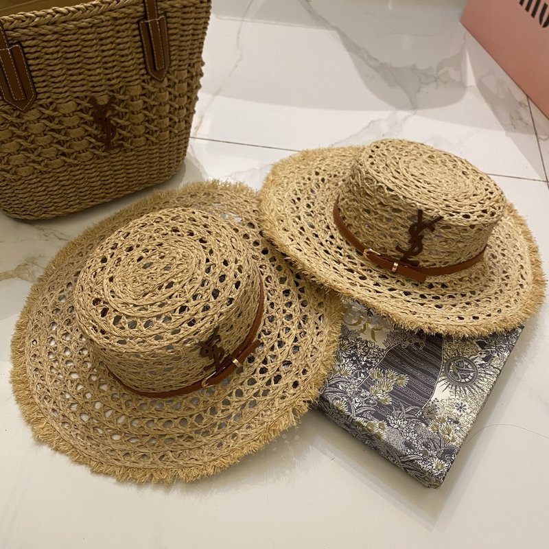 YSL 라피아 평정모 위빙백 001-270004