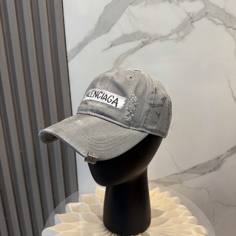 발렌시아가 워시드 코튼 볼캡 001-270556