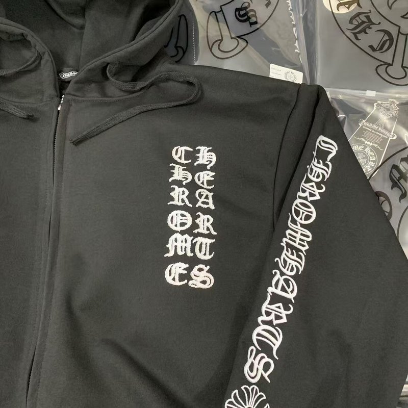 Chrome Hearts 프린트 후드 집업 가디건 001-270615
