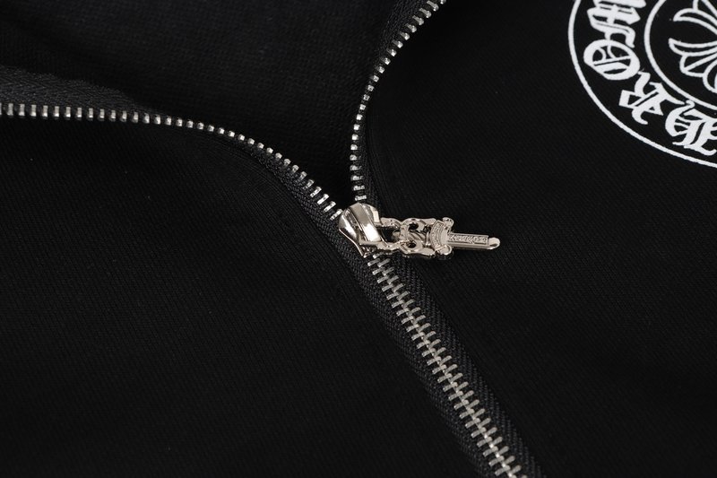 Chrome Hearts 프린트 지퍼 후드 가디건 001-270618