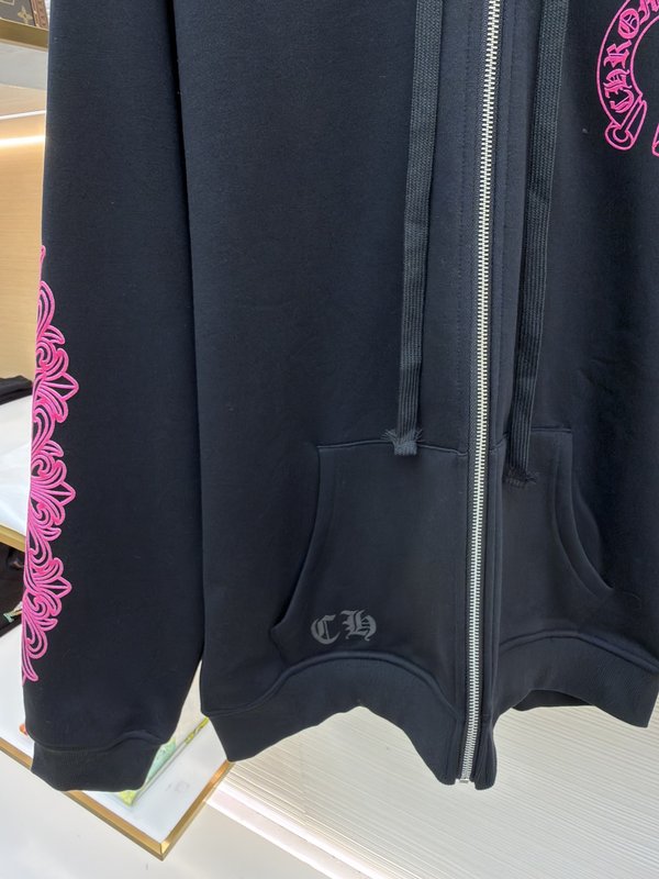 Chrome hearts 블랙핑크 후드 지퍼 집업 001-270622