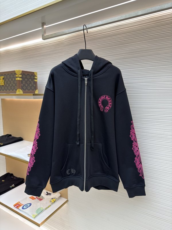 Chrome hearts 블랙핑크 후드 지퍼 집업 001-270622