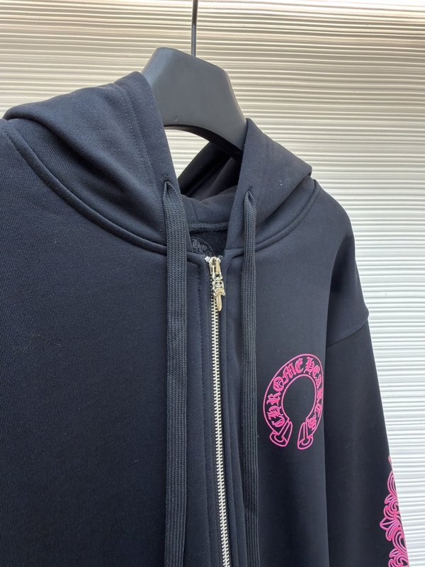 Chrome hearts 블랙핑크 후드 지퍼 집업 001-270622