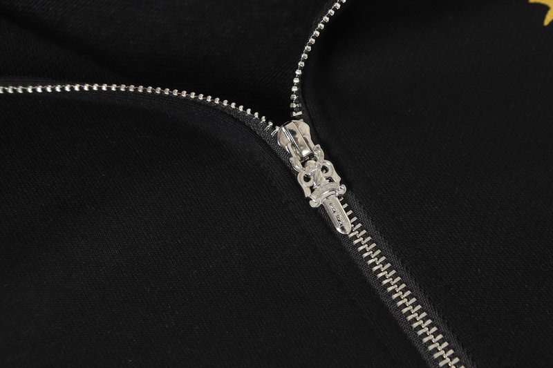 Chrome Hearts 프린트 지퍼 후드 가디건 001-270623