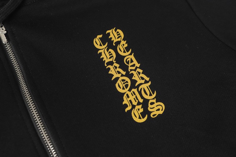 Chrome Hearts 프린트 지퍼 후드 가디건 001-270623