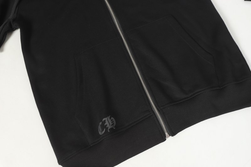 Chrome Hearts 프린트 지퍼 후드 가디건 001-270623