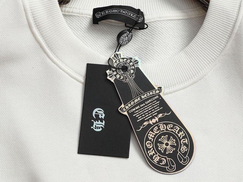 크롬하츠 크로스 자수 캐주얼 후드티 001-270654