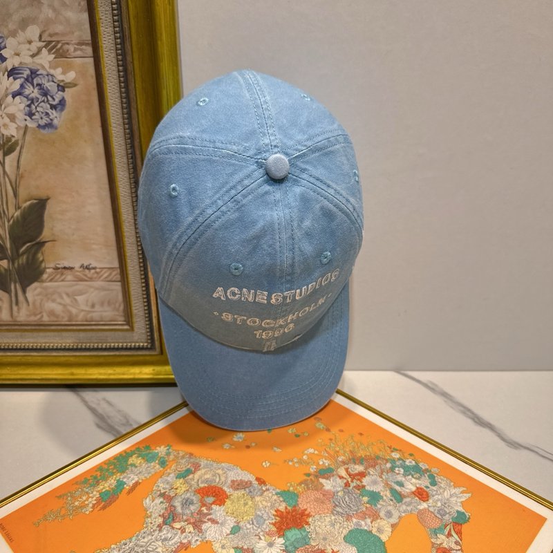 Acne 스마일 야구모자 패션 트렌드 001-270843
