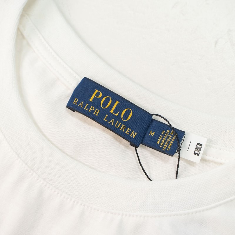 Ralph Lauren 컬러 폴로 자수 반팔 티셔츠 001-270960