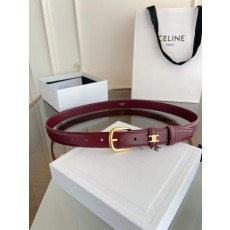 셀린 VIVIENNE 브라운 소가죽 25mm 벨트 001-270968