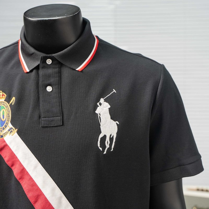 Ralph Lauren 클래식 자수 포인트 폴로 반팔 001-270975