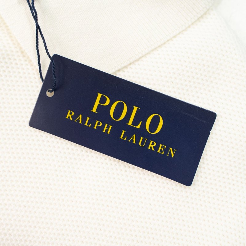 Ralph Lauren 포켓 자수 니트 반팔 셔츠 001-270984