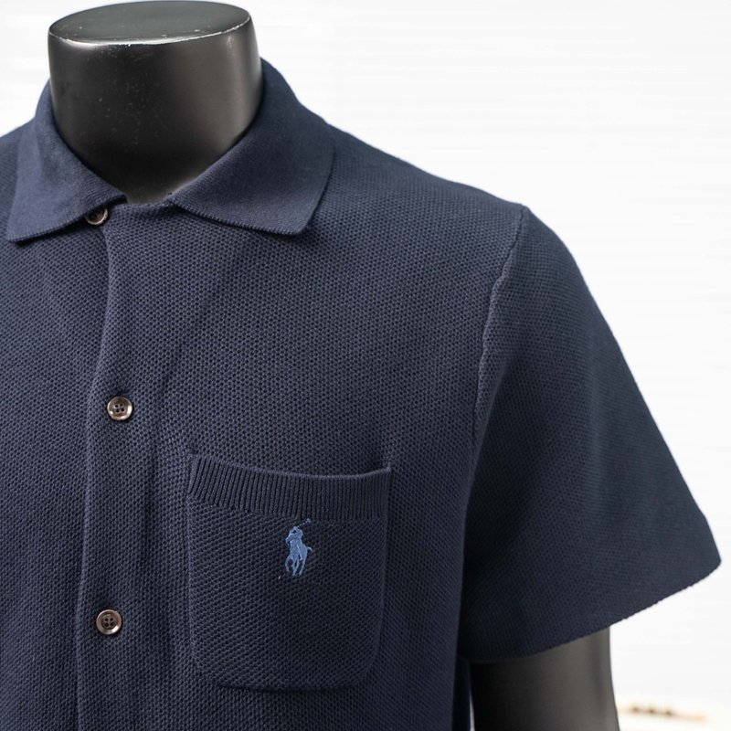 Ralph Lauren 포켓 자수 반팔 셔츠 001-270985