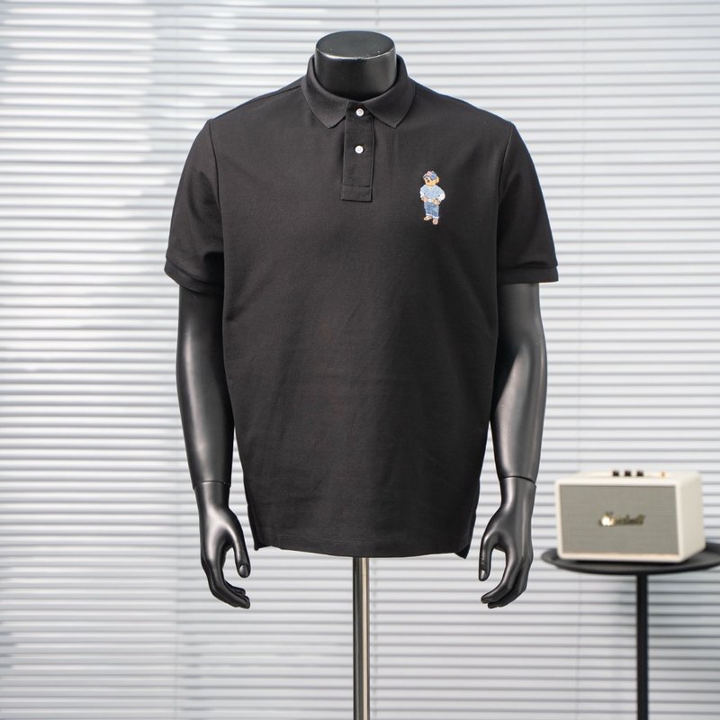 Ralph Lauren 카툰 자수 베어 반팔 폴로 셔츠 001-270988