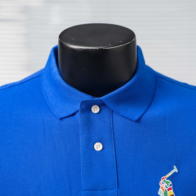 Ralph Lauren 컬러 자수 반팔 폴로 셔츠 001-270990