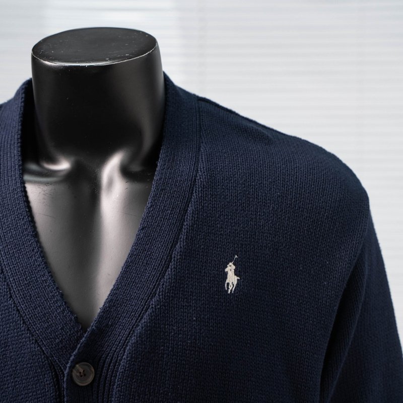 Ralph Lauren 자수 코튼 니트 가디건 001-271004