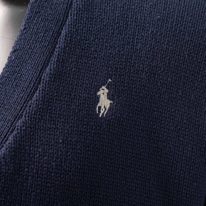 Ralph Lauren 자수 코튼 니트 가디건 001-271004