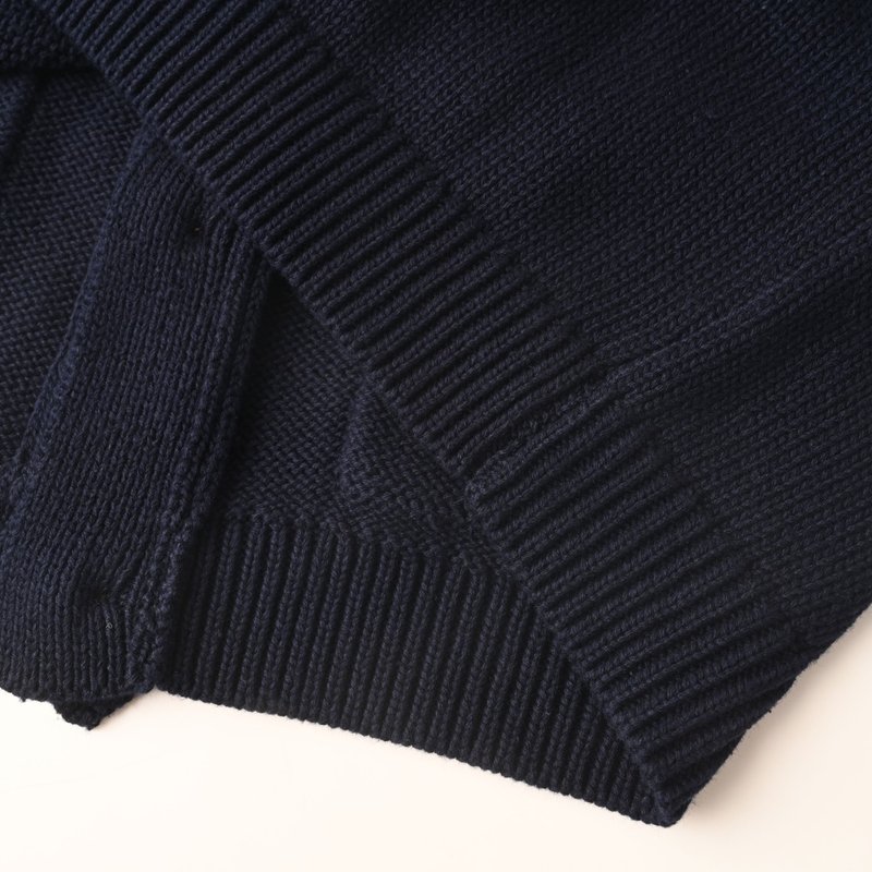 RALPH LAUREN 포니 자수 코튼 니트 가디건 001-271020
