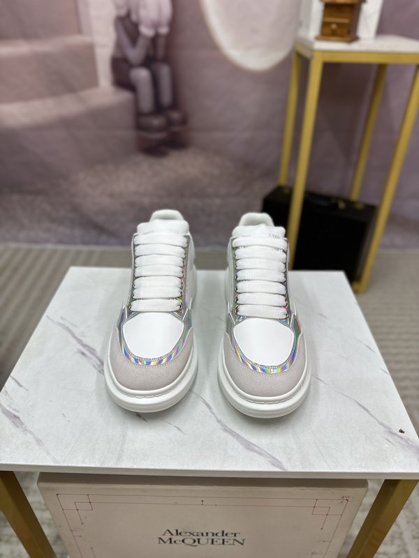 Alexander McQueen 커플 컬러 블록 캐주얼 001-271095
