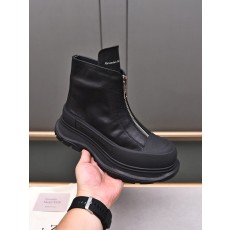 알렉산더 맥퀸 두꺼운 밑창 지퍼 부츠 001-271180
