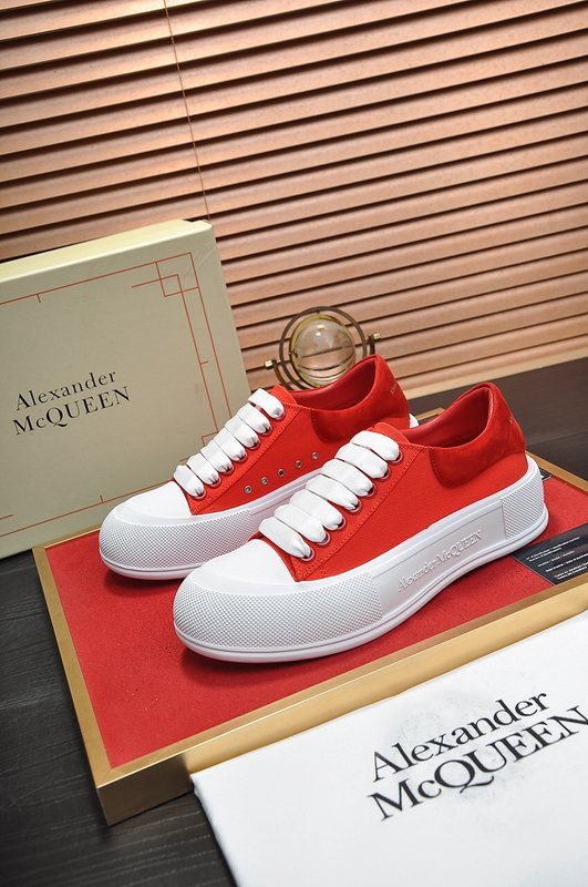 McQueen 신상 커플 캔버스화 001-271230