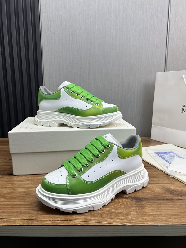 알렉산더 맥퀸 고급 버전 커플 화이트 스니커즈 001-271338