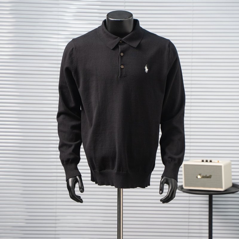 Ralph Lauren 니트 긴팔 폴로 셔츠 001-271397