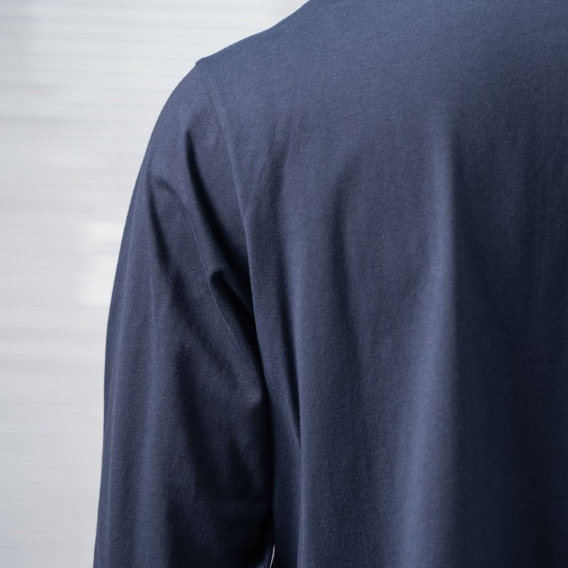 Ralph Lauren 말 자수 헨리넥 긴팔 티셔츠 001-271418