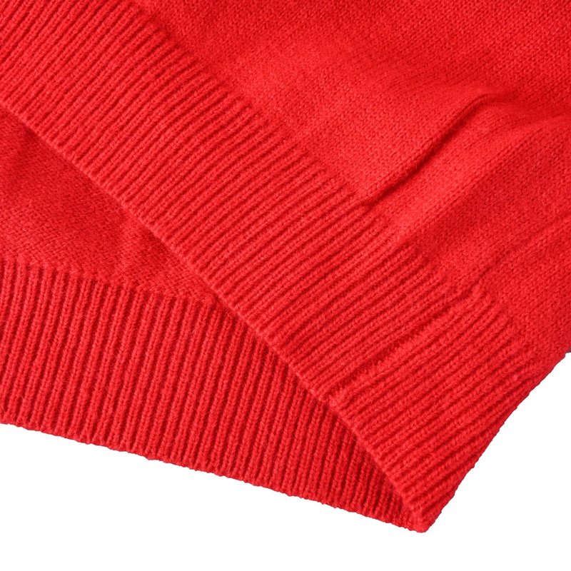 Ralph Lauren V넥 솔리드 울 니트 가디건 001-271425