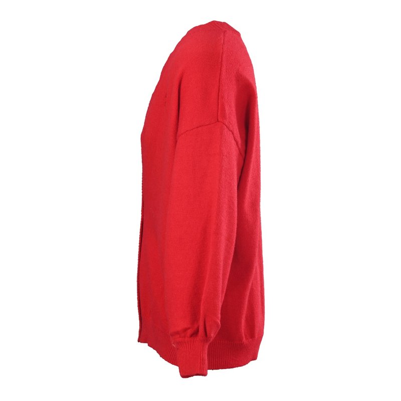 Ralph Lauren V넥 솔리드 울 니트 가디건 001-271425