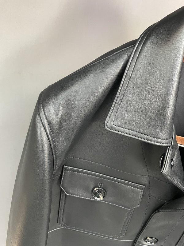 Tom Ford 워크 칼라 양피 자켓 001-271434