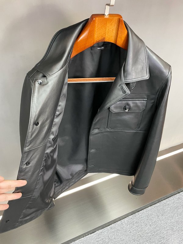 Tom Ford 워크 칼라 양피 자켓 001-271434