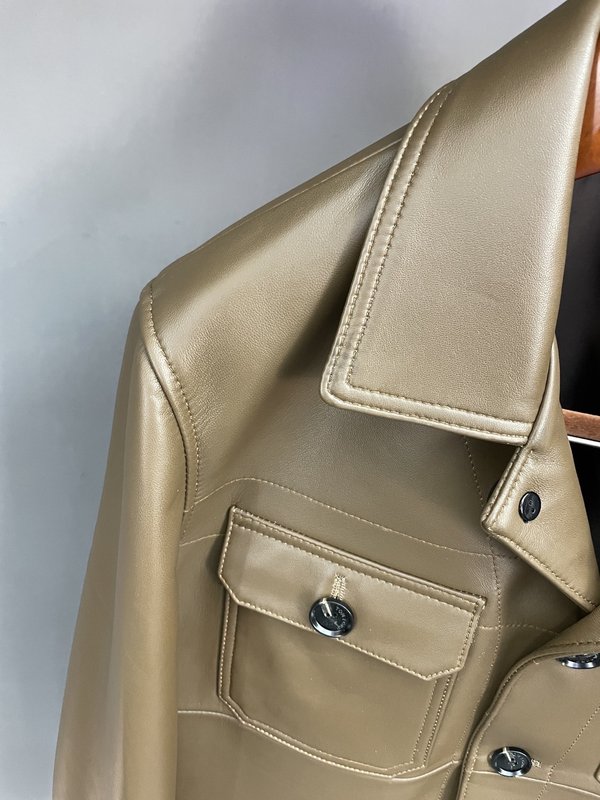 Tom Ford 워크웨어 카라 양피 자켓 001-271435