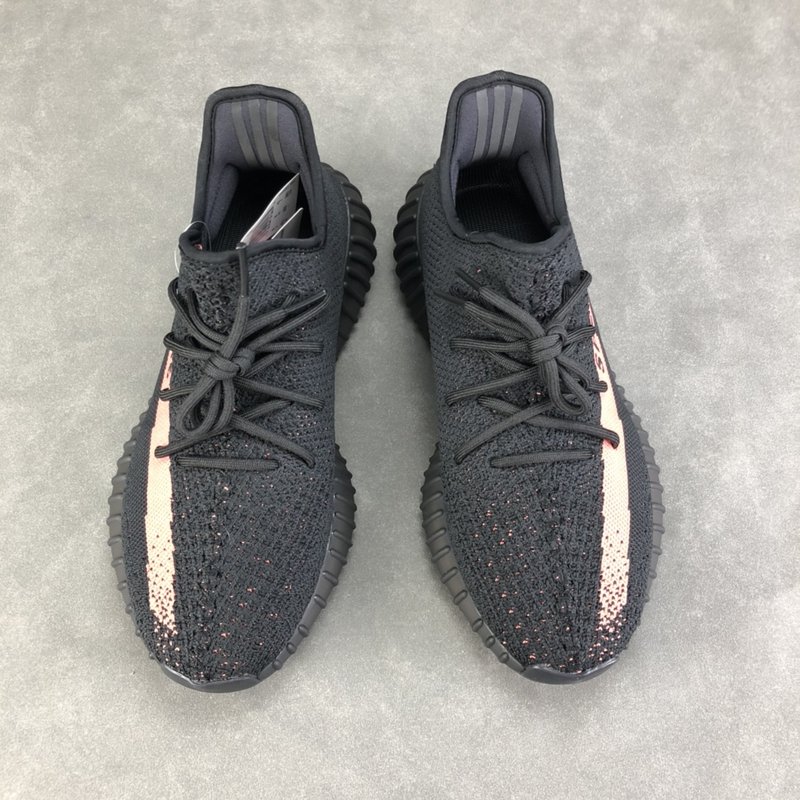 Yeezy 350 v2 블랙 핑크 운동화 001-271458