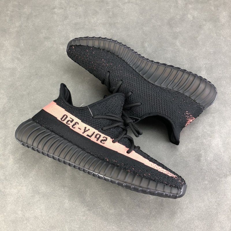 Yeezy 350 v2 블랙 핑크 운동화 001-271458
