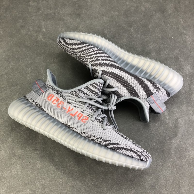 YS 버전 BASF Yeezy 350 V2 그레이 세브 001-271462
