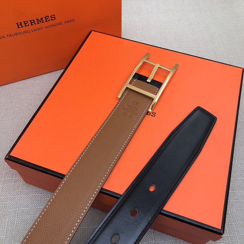 에르메스 그레인 버클 벨트 32mm 001-271523