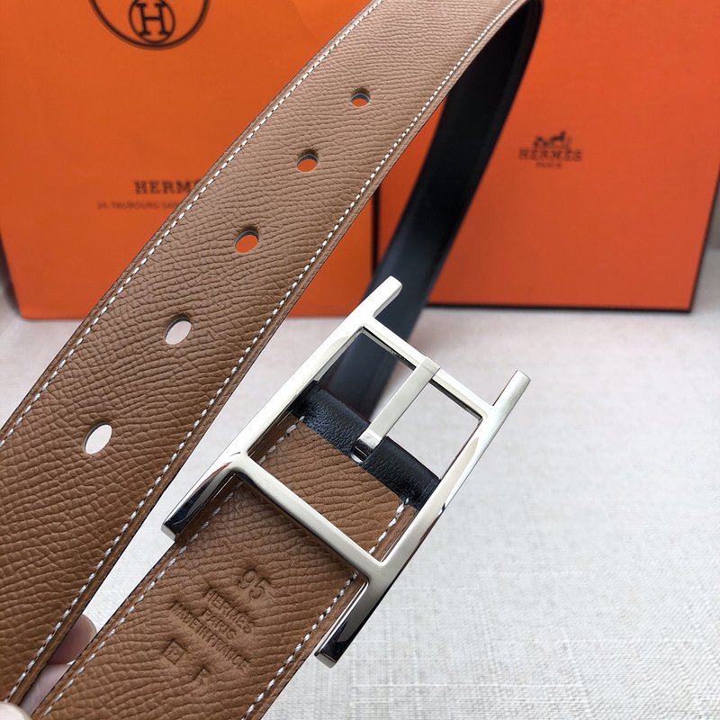 에르메스 그레인 버클 벨트 32mm 001-271523